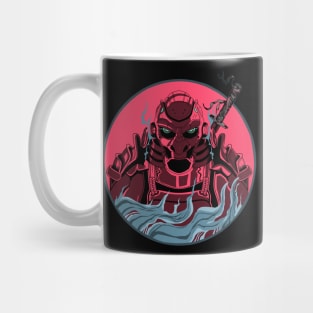 Gorilla Samurai Mecha Mug